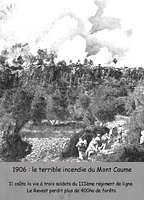 1906 Le terrible incendie du Mont-Caume