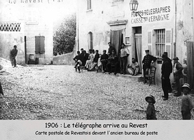 1906 Le télégraphe arrive au Revest