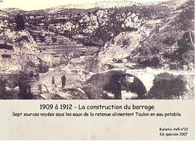 1912 La construction du barrage