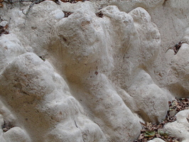 Les roches blanches de la Salle Verte