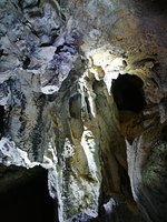 Grotte du Garou, stalactites brisées