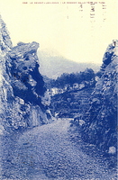 Le rocher de la tête de Turc sur la route du Colombier