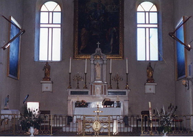 Les vitraux du chœur avant rénovation