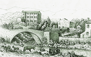3e et 4e moulins de Dardennes. Moulin rose, Chapelle des Moulins -1870
