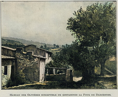 Hameau des Olivières vers 1905
