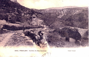 Le moulin du Colombier avant la construction du barrage
