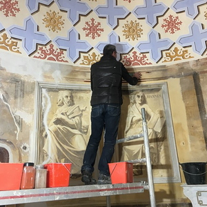La rénovation de la chapelle en 2019 par Rémy Potey