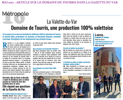 Domaine de Tourris : une production 100% valettoise