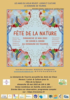 Affiche Fête de la Nature 15 mai 2022 au domaine de Tourris