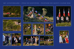 Commémoration de l'incendie de 1906 au Mont-Caume - 23 août 2022