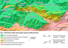 Géologie du mont Caume