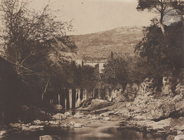 La cascade et le château de Dardennes en 1861
