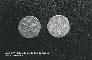 Louis XIV 6 deniers de France Dardenne