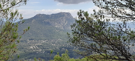 Le Coudon vu du Faron